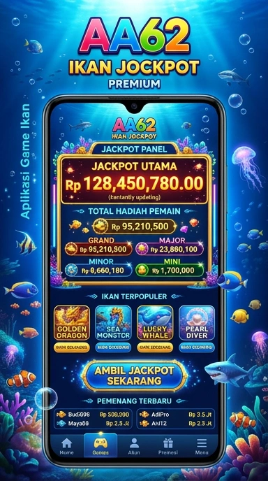 Tampilan antarmuka pusat unduh aa62 yang modern dan interaktif.